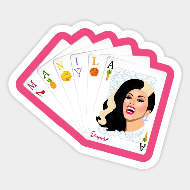 Manila Luzon from Drag Race Sticker by dragover